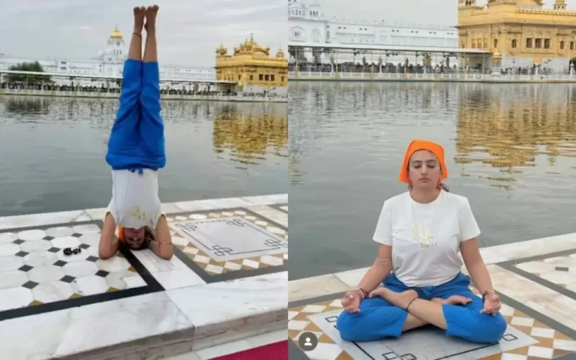Sri Harmandir Sahib: Police case filed against Instagram influencer for doing yoga in Golden Temple