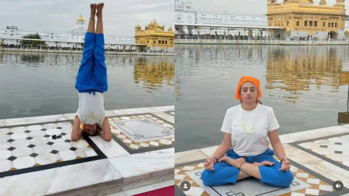 Sri Harmandir Sahib: Police case filed against Instagram influencer for doing yoga in Golden Temple